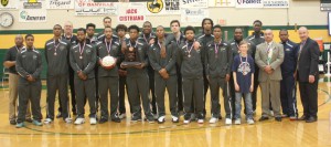 Photo of the SSC Men's Basketball team at Nationals