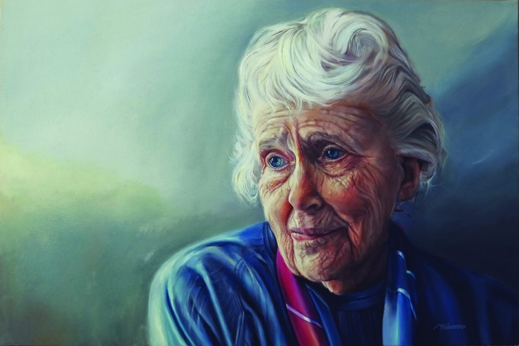 : “Marion” / Oil on canvas by Michele Norman