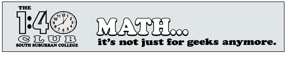 The 1:40 Math Club header