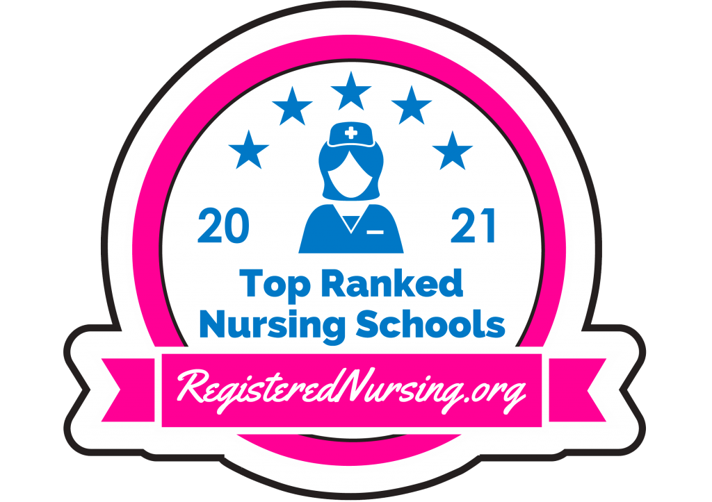 2021 Top Ranked Nursing Schools badge