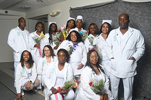 Photo of South Suburban College Associate Degree Nursing graduates.