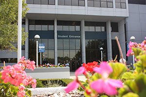 A photo of the South Suburban College Main Campus Student Entrance.