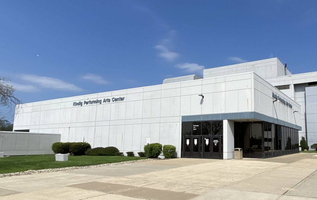 A featured photo of the Performing Arts Center on the Main Campus.