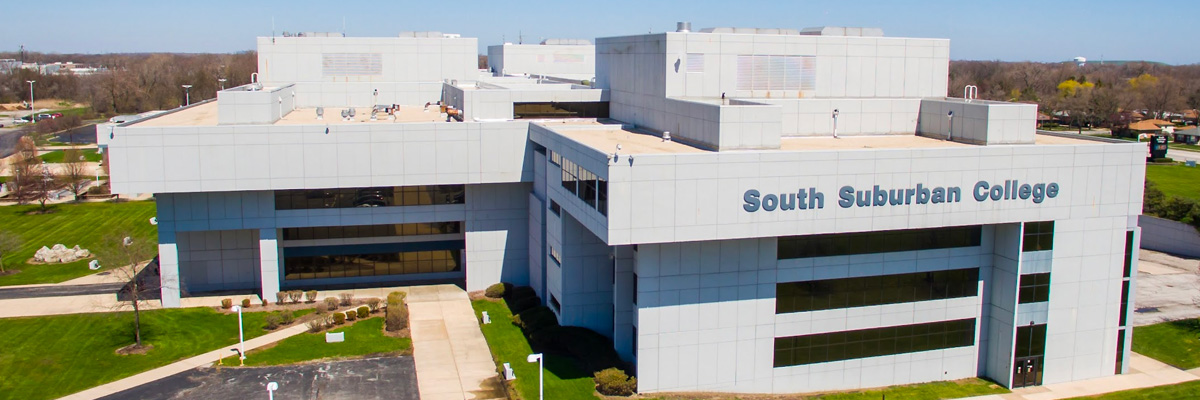 Image of south suburban college building