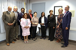 A featured photo of South Suburban College Outgoing Board of Trustee Members and New Student Trustee